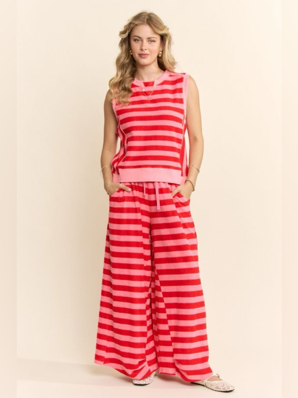 At the Pool Stripe Set (2 piece)